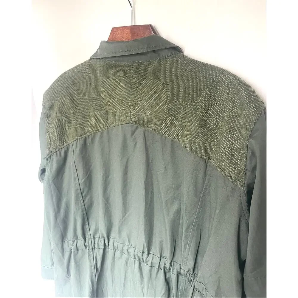 G-Star RAW Deline PST Green Cotton Field Jacket Women’s Large